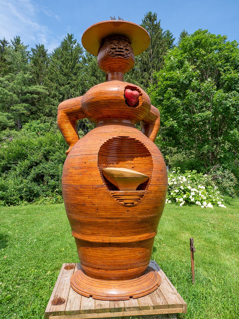 Laminated plywood sculpture by Marjorie White Williams